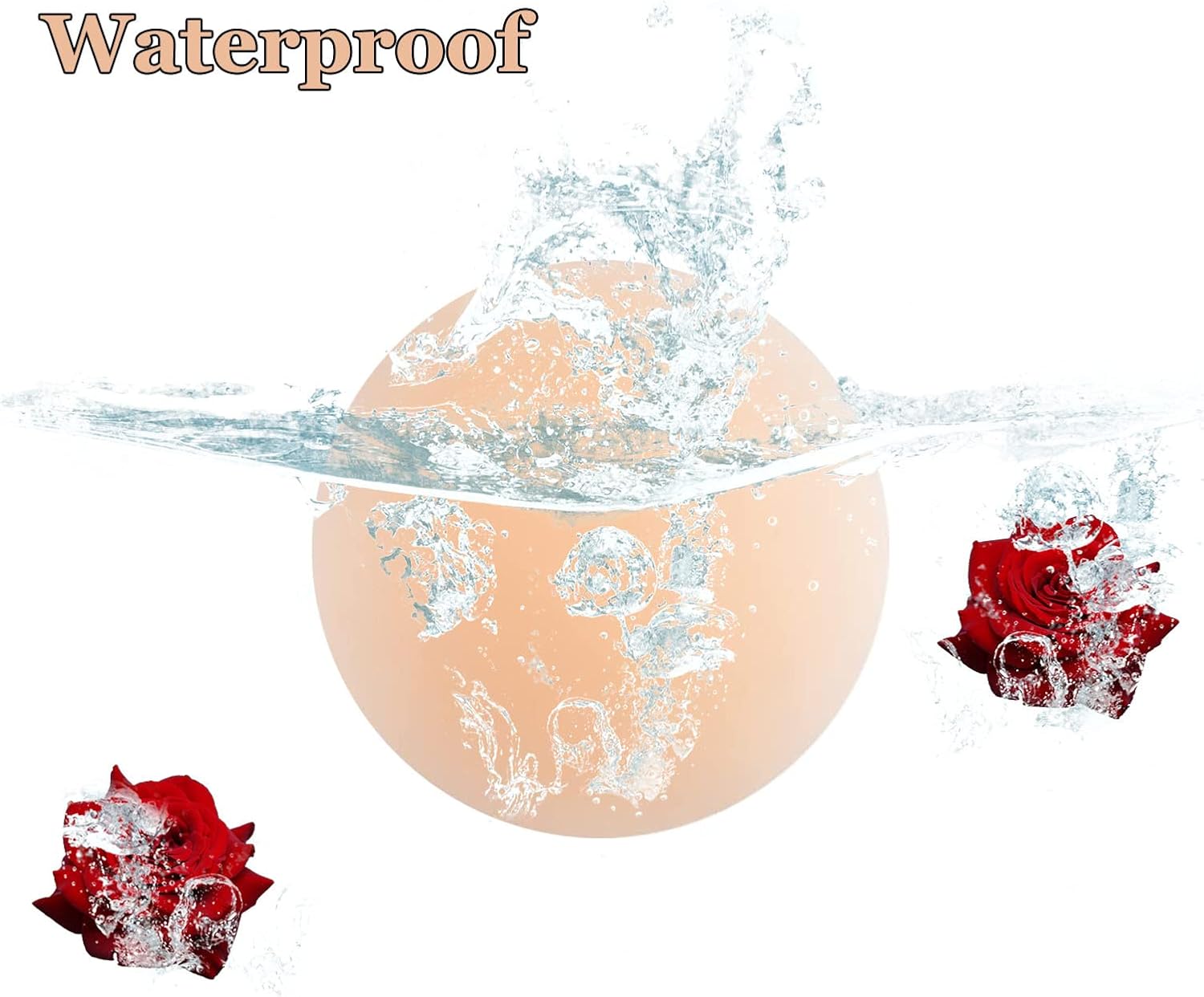 Miniatura 4 de Nunibum Nipple Covers Silicone Pasties for Women - 5 Pairs, Reusable Nippleless Covers Invisible Adhesive Sticky Breast Petal