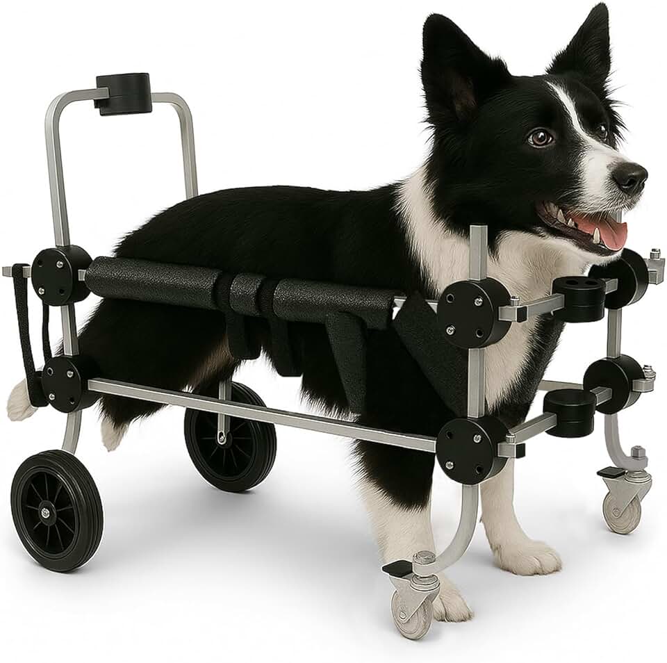 Cadeira De 4 Rodas Cachorro Tamanho G Grande Andador Cão Pet Best Soluções