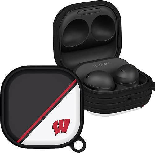 Affinity Bands Wisconsin Badgers Champion Series HDX Case Cover Compatible with Samsung Galaxy Buds Pro