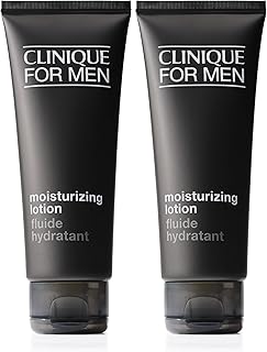 Clinique For Men Moisturizing Face Lotion With Hyaluronic Acid,Urea + Glycerin | Face Moisturizer For Drier Skin Types | Hydrating + Strenghening,3.4 Fl Oz,(Pack of 2)