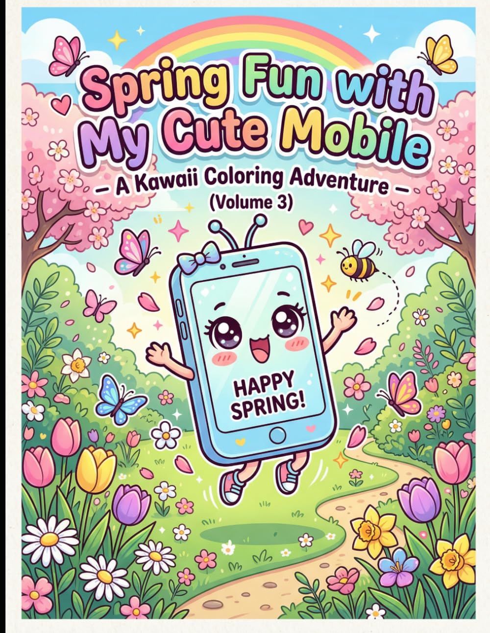 Spring Fun with My Cute Mobile Vol 3: Kawaii Coloring Adventure