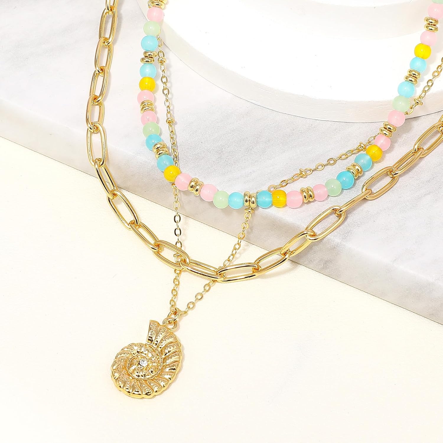 Dragonfly Butterfly Insect Heart Cherry Cross Necklace for Women,14K Gold Plated Ladybug Fly Mushroom Dragonfly Rose Cherry Floral Pearl Religious O-Ring Chain Stocking Stuffers for Christmas Gifts