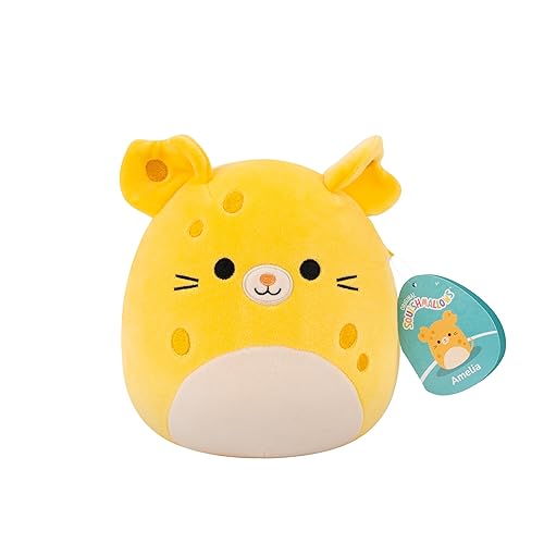 Squishmallows SQCR09080 - Amelia die Maus 19 cm, offizielles Jazwares Plüsch, superweiches Kuscheltier - Maus (Amelia)