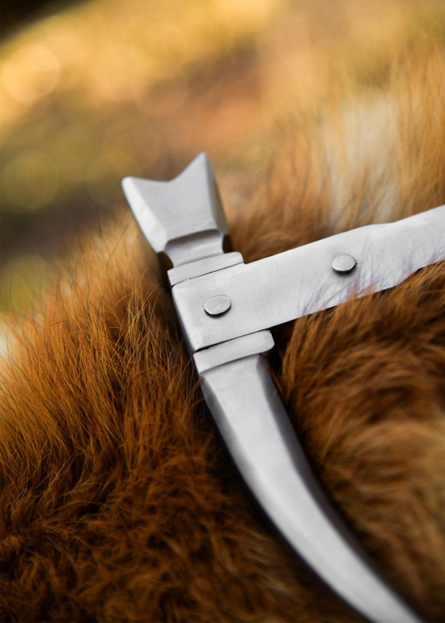 Battle-Merchant - Dekorativer Streithammer - Rabenschnabel Hammer aus legiertem Stahl - Mit Holzgriff - ab 18