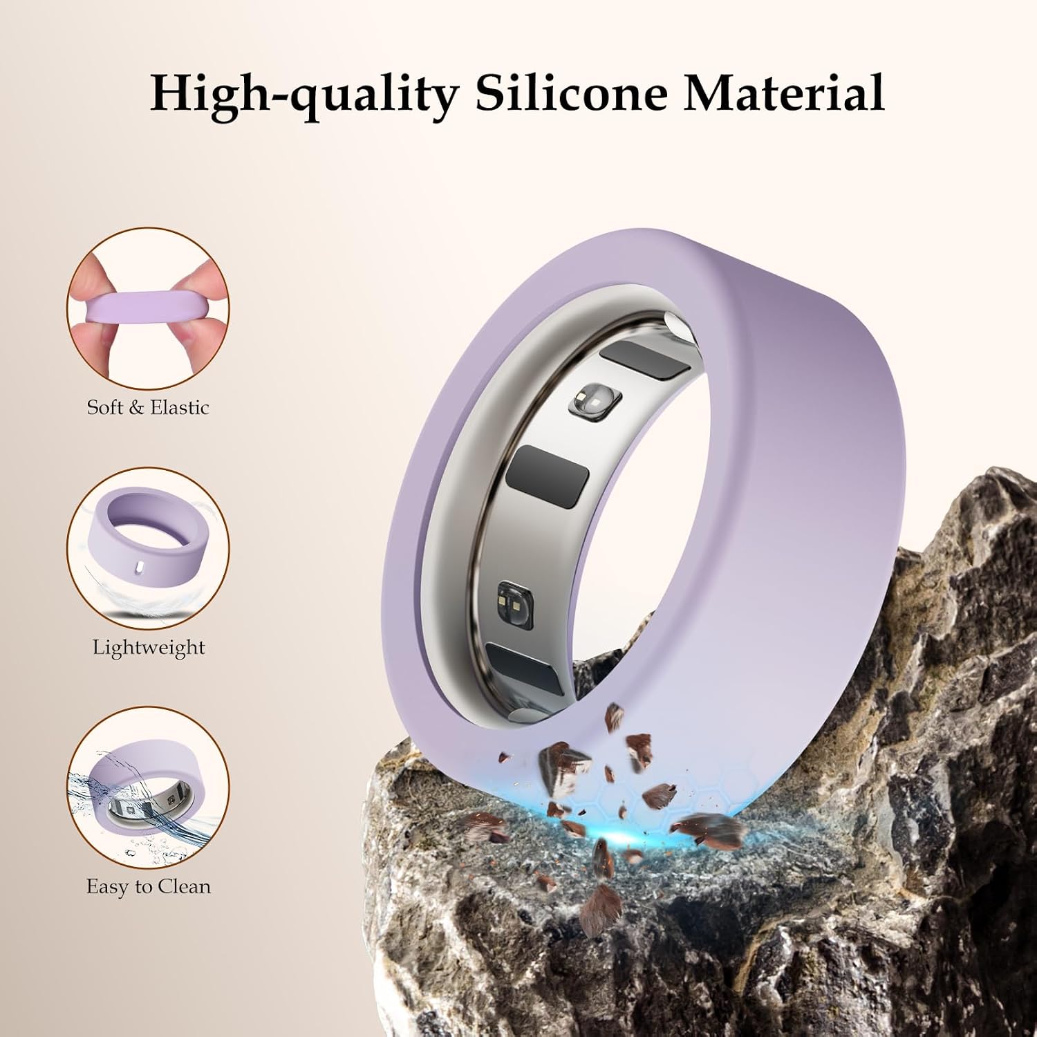15 Pack Cover Compatible with Oura Ring Gen 4/4 Ceramic/3 Horizon/Heritage image 5