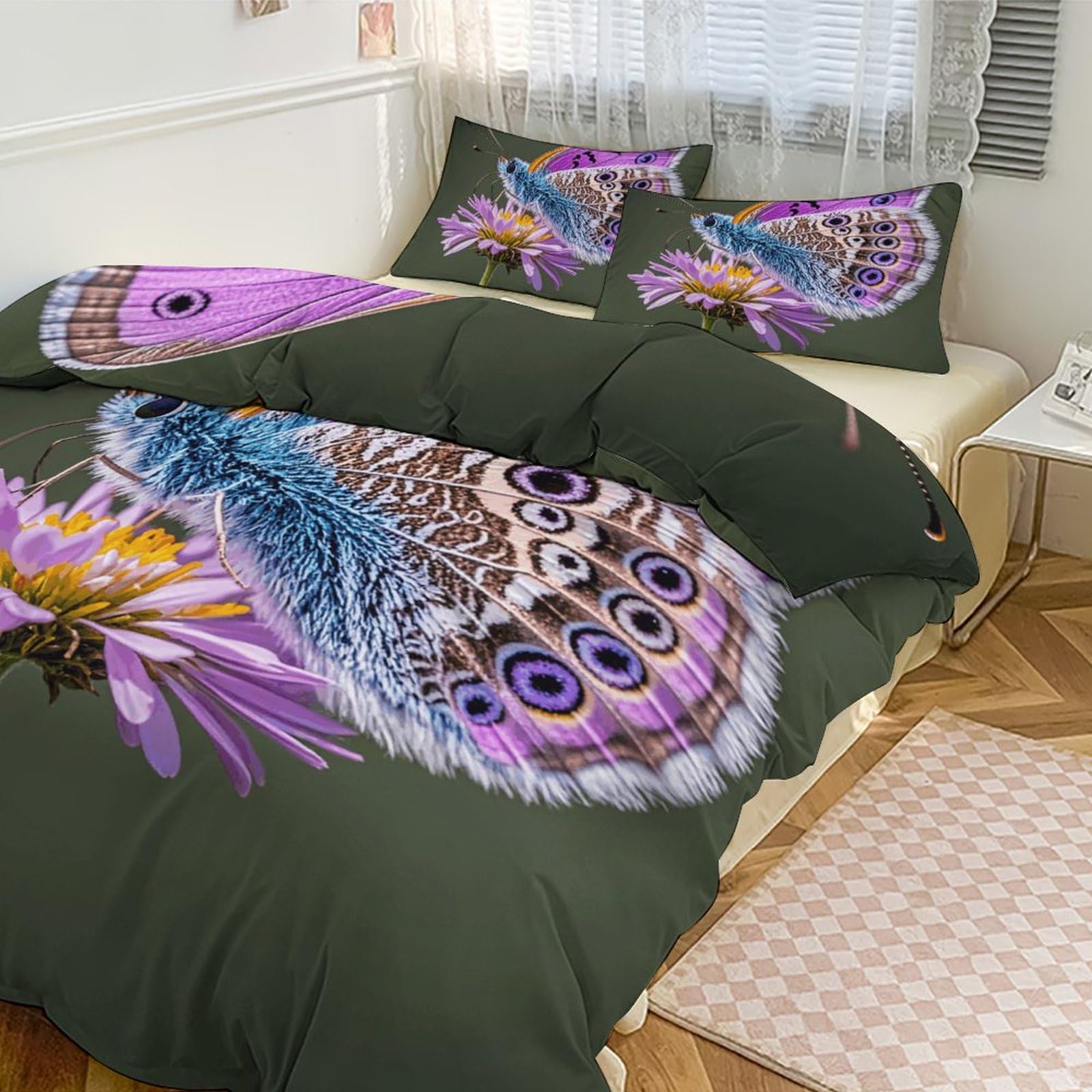 Couette pour grand lit épaisse : fini les courants d'air avec la parure papillon