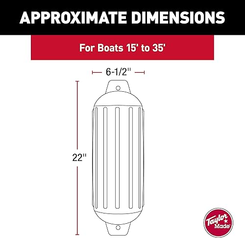 Miniatura 2 de Taylor Made Products Super Gard - guardabarros inflable de vinilo para barco.