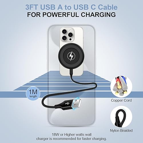 Miniatura 4 de Cargador inalámbrico Samsung Cargador de carga rápida Android para Samsung Galaxy S25 UltraS24S23S22S21S20iPhone 1516 Pro Max 15 W Estación de