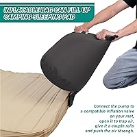 Vista 3 de KingCamp Bolsa de bomba de aire, bolsa de compresión enrollable ultraligera, multiusos, impermeable, para exteriores, bolsa de almacenamiento