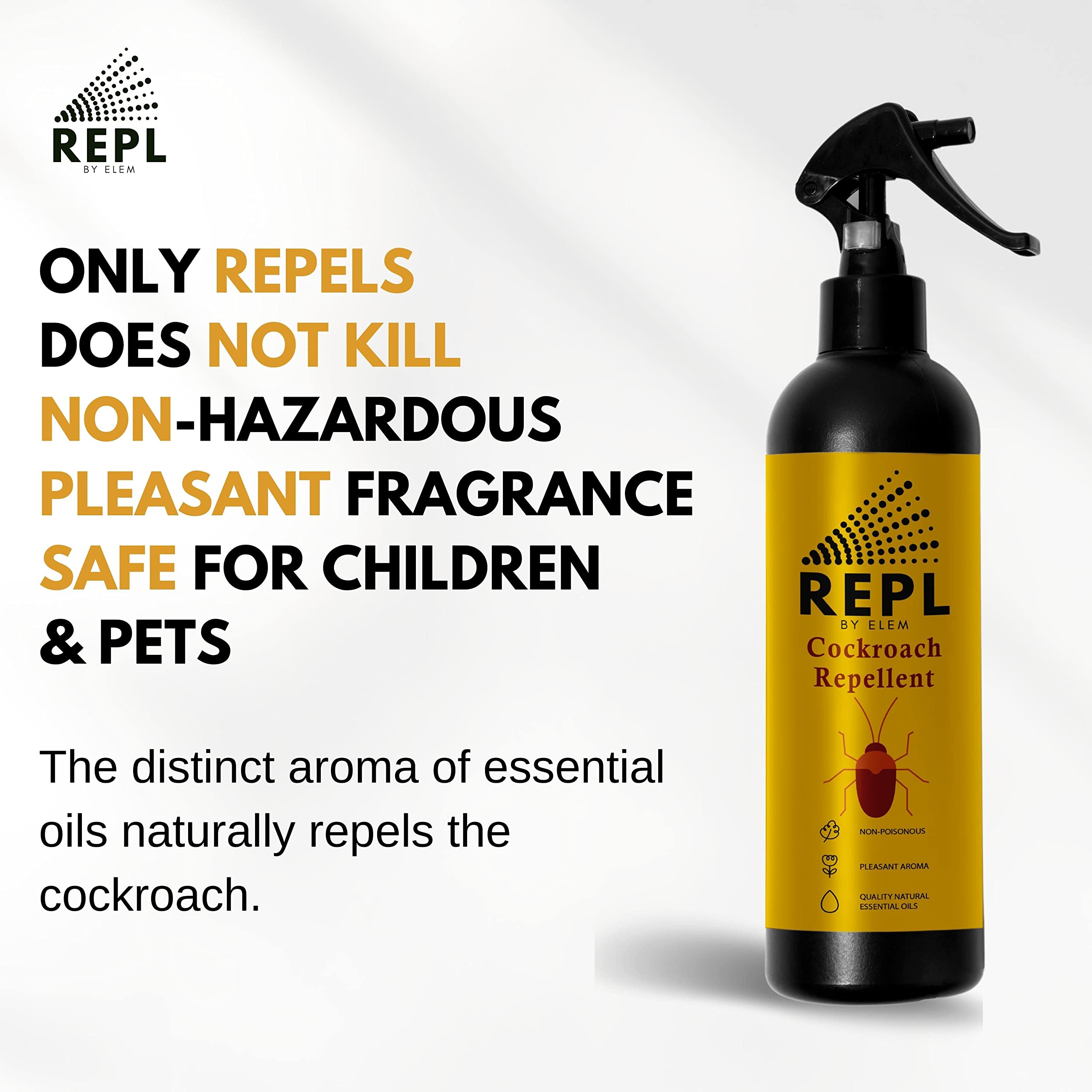 Buy Elem Repl Cockroach Repellent Spray Pack of 2 Cockroach Spray for