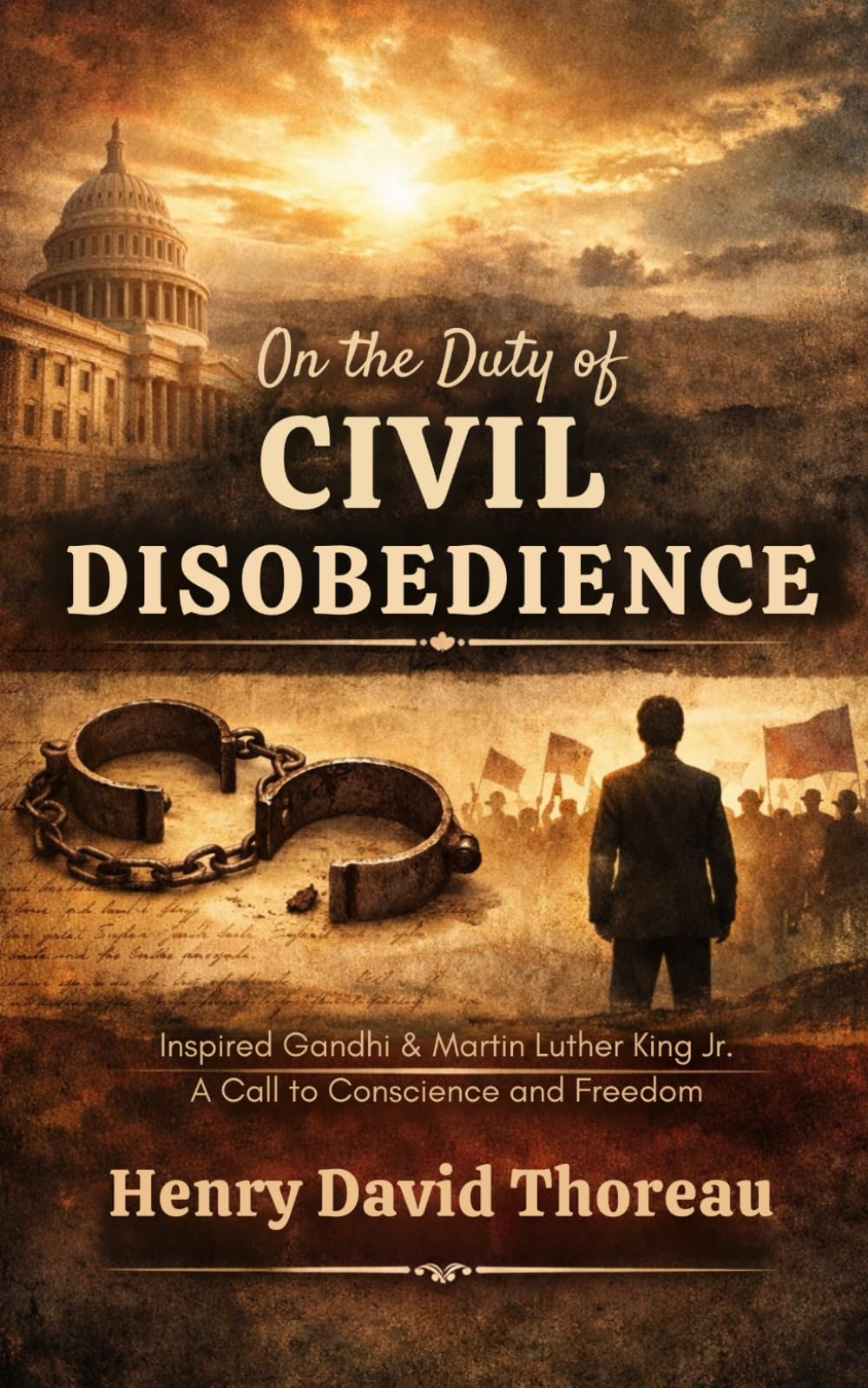 On the Duty of Civil Disobedience: Large Print Edition with Reflection & Study Guide