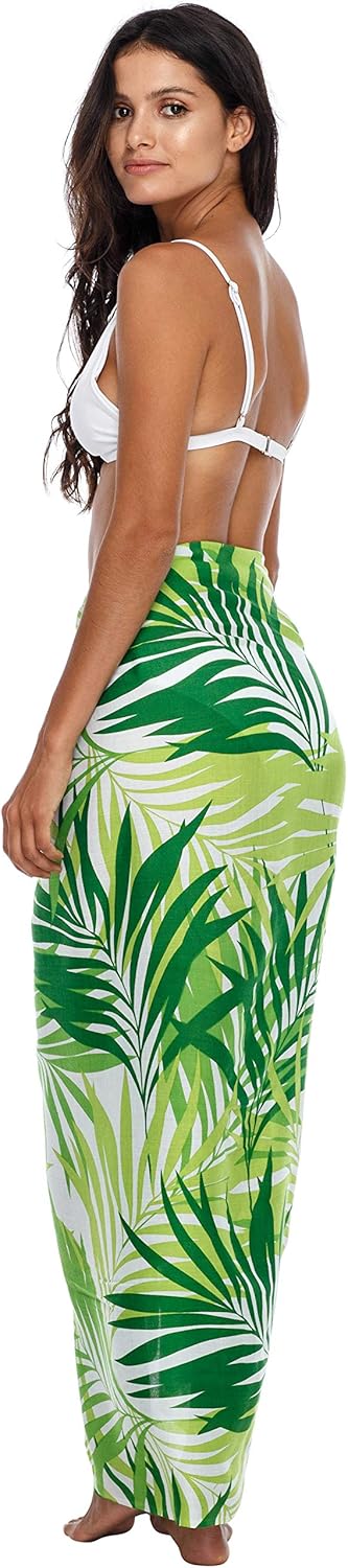 SHU-SHI Womens Beach Cover Up Sarong Swimsuit Cover-Up Pareo Coverups Print - Image 4