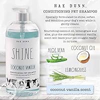 Vista 3 de Rae Dunn Champú acondicionador para mascotas con aceite de coco, limoncillo y vainilla, menta de coco, 33.8 fl oz
