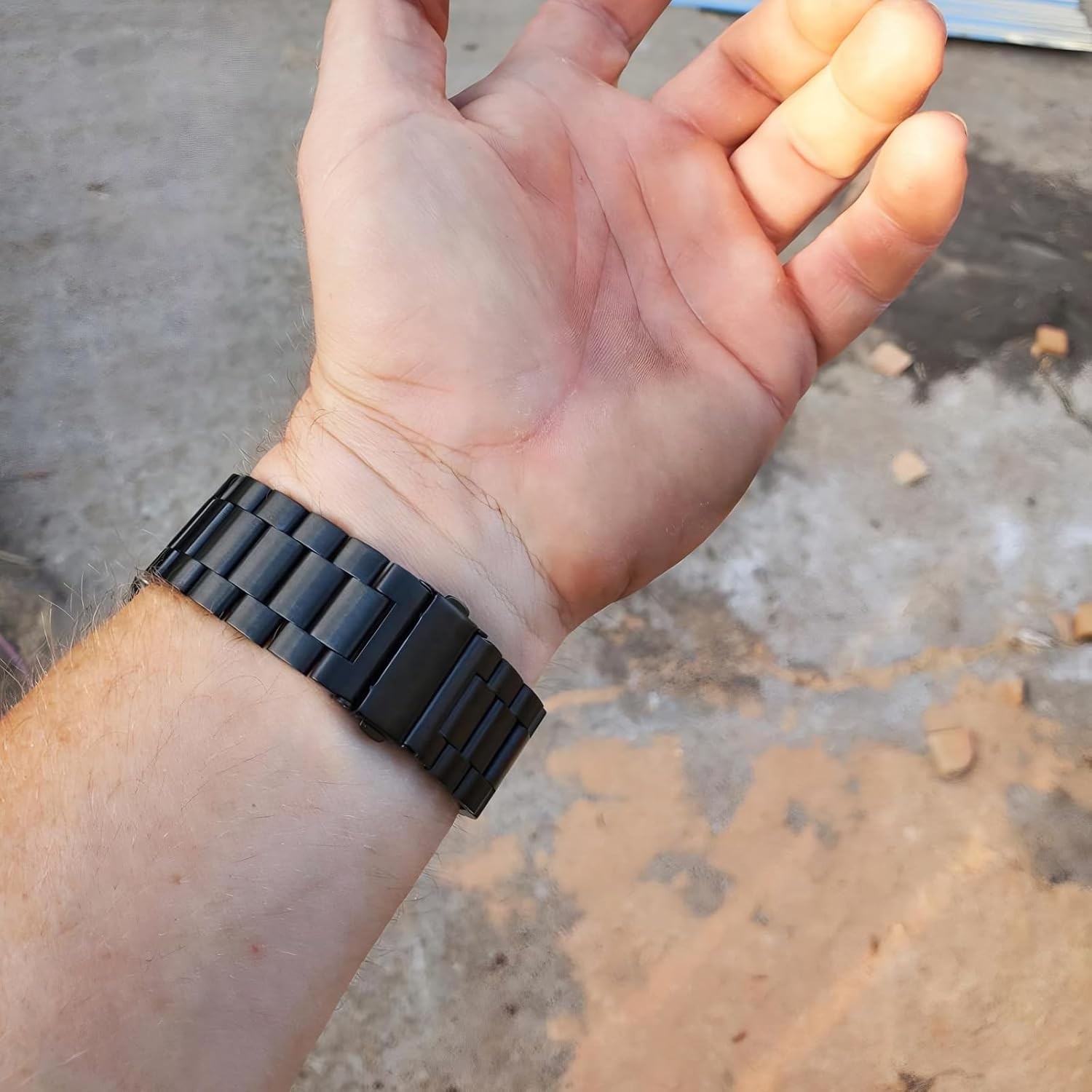 Compatible with Samsung Galaxy Watch 8 7 6 5 4 FE 44mm 40mm Classic 47mm 46mm 43mm 42mm/5 Pro 45mm Band, Stainless Steel Metal Strap Replacement Watchband for Galaxy Watch 3/Gear Sport/Gear S3