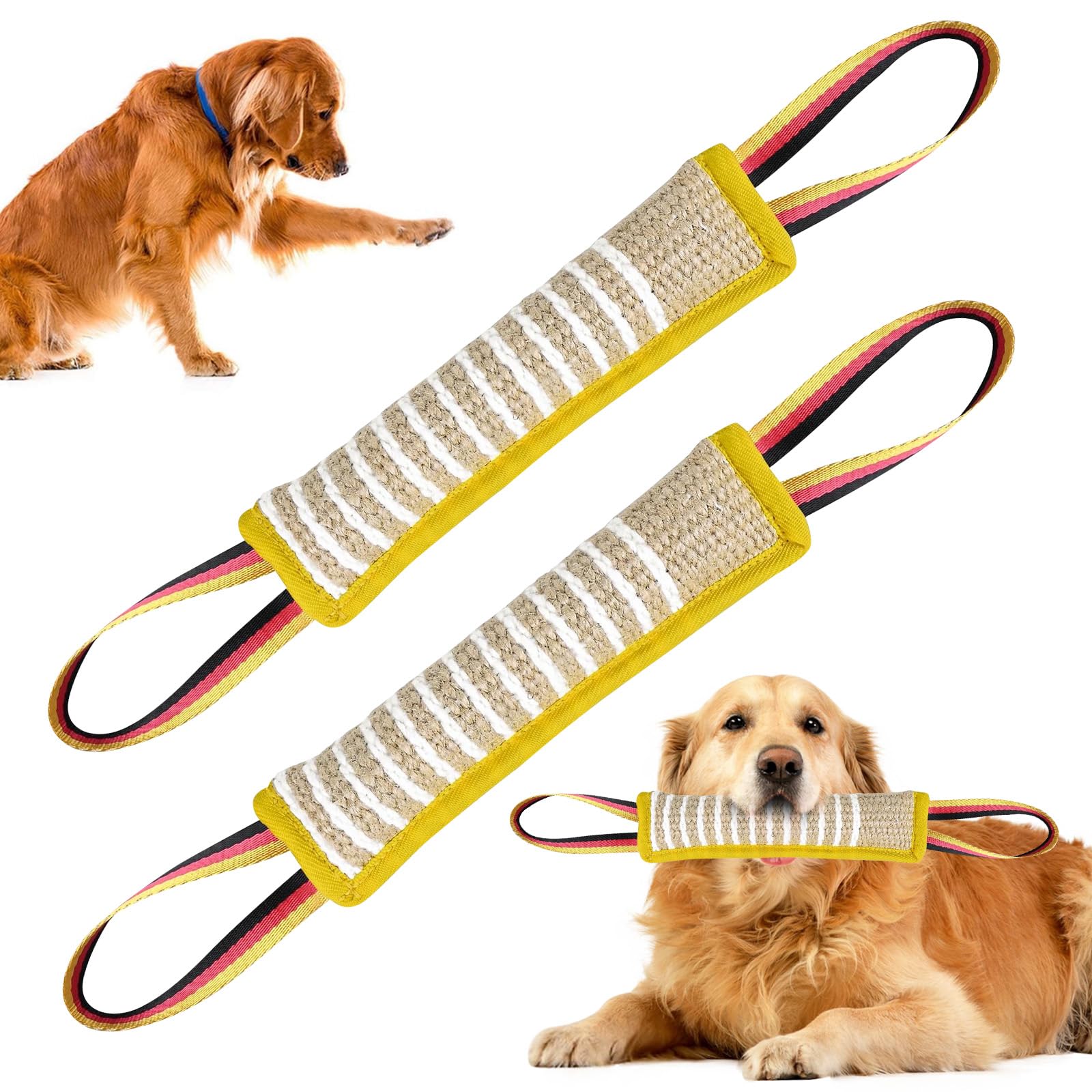 2pcs Dog Tug Toy Bite Tug Toy