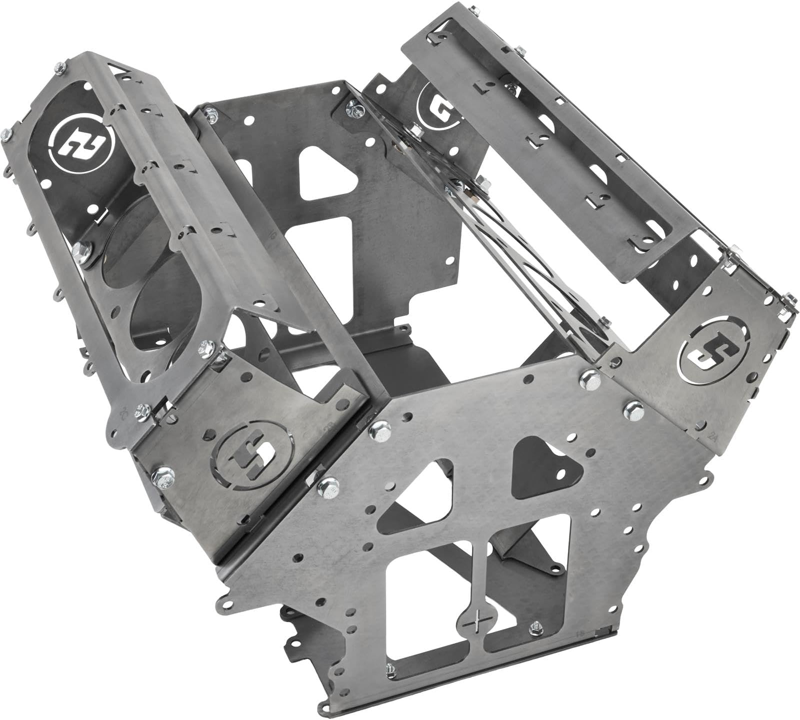 - SoloSwap Gen V LT Mock Up Engine Long Block with Fabricated Heads, 12-Gauge Steel Lightweight Replica for Swap Fitment, Accepts LT Accessories for Mount & Header Test-Fitting