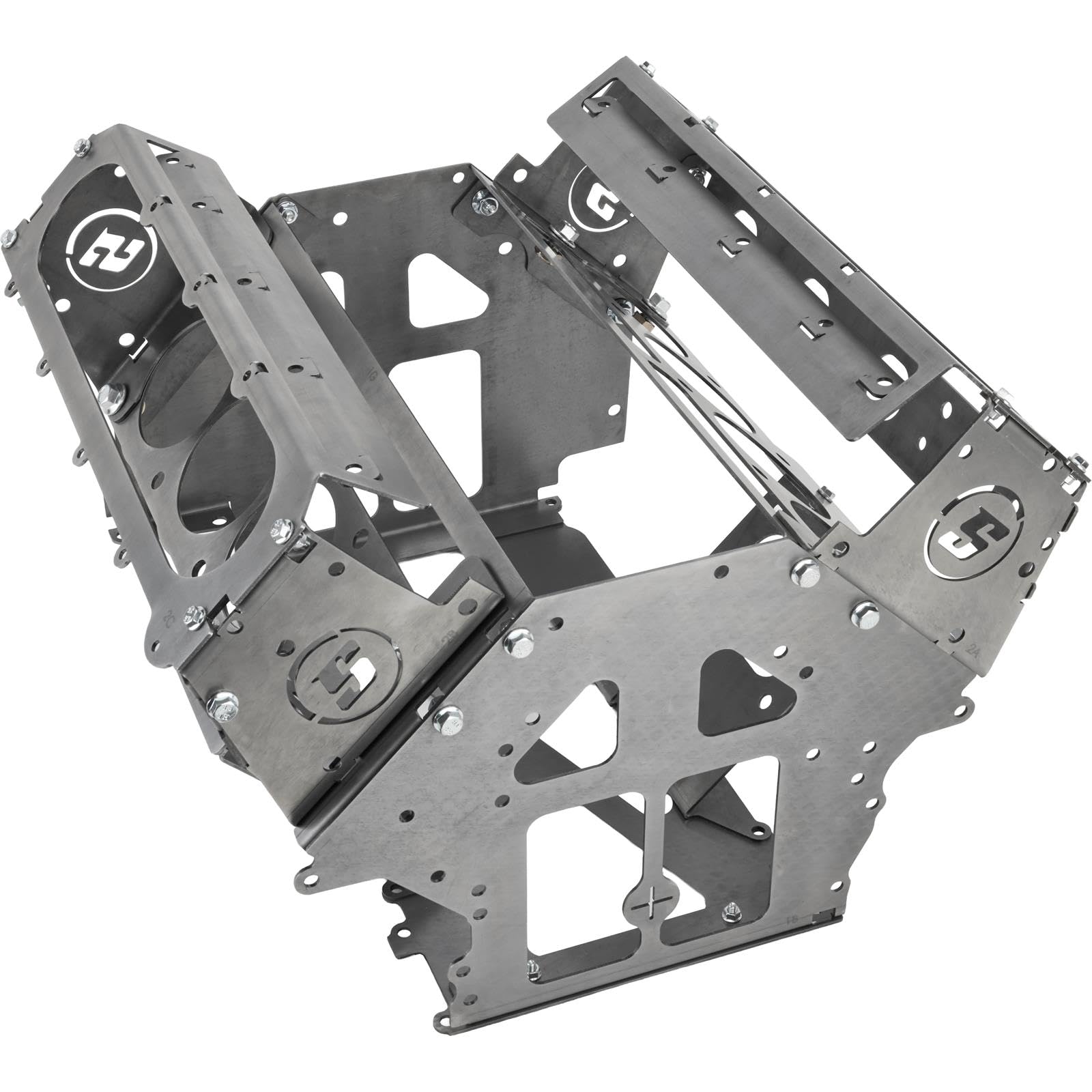 - SoloSwap Gen V LT Mock Up Engine Long Block with Fabricated Heads, 12-Gauge Steel Lightweight Replica for Swap Fitment, Accepts LT Accessories for Mount & Header Test-Fitting