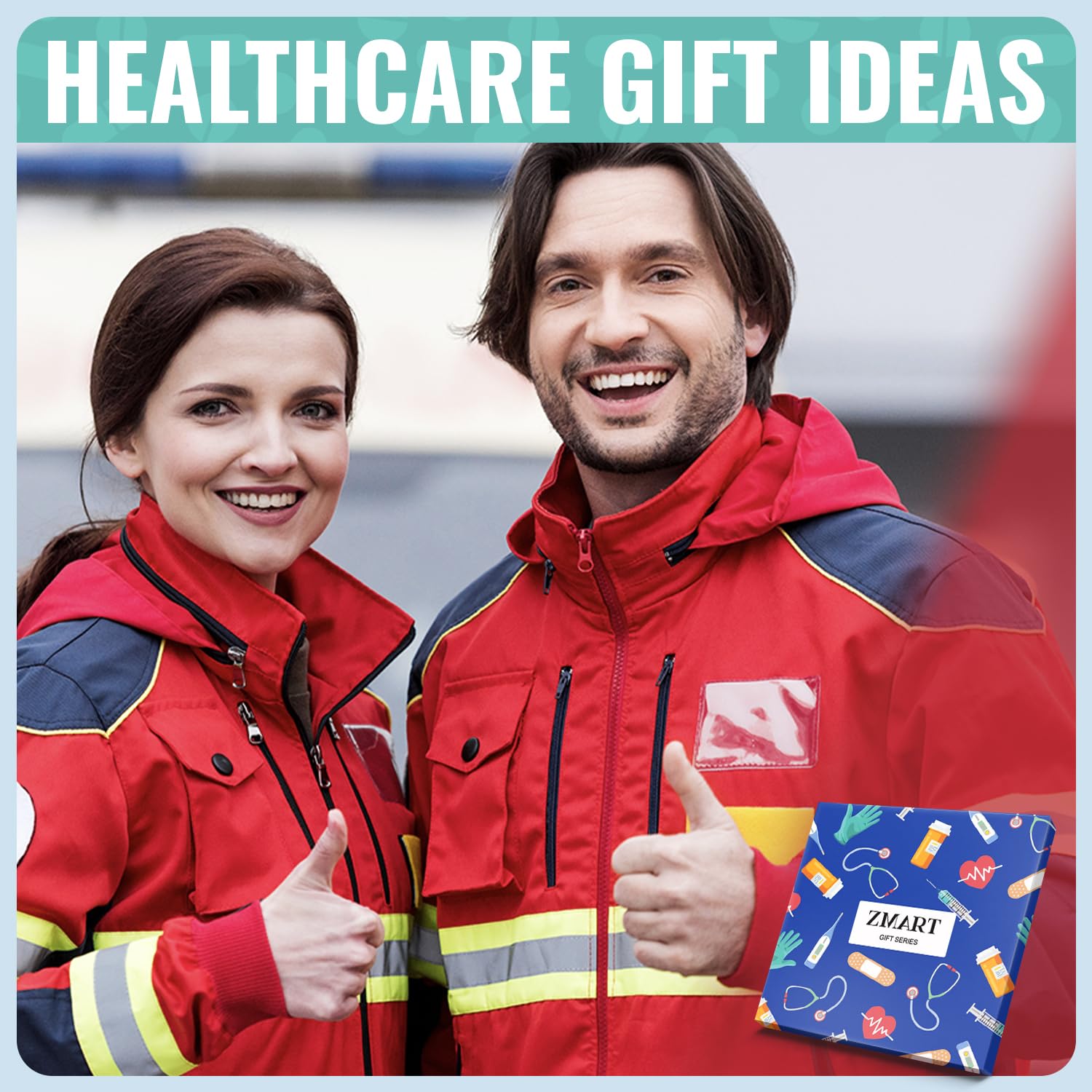 Zmart EMT Doctor Gifts for Men - EMS Week Gifts, Paramedic Gift for Women, EMT Doctor Socks