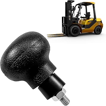 Steering Wheel Spinner, Non-Slip Steering Wheel Knob Turning Aid Ball with 8mm Screw, Vehicle Power Handle Turning Control Spinner for Cars Trucks Tractors Forklifts