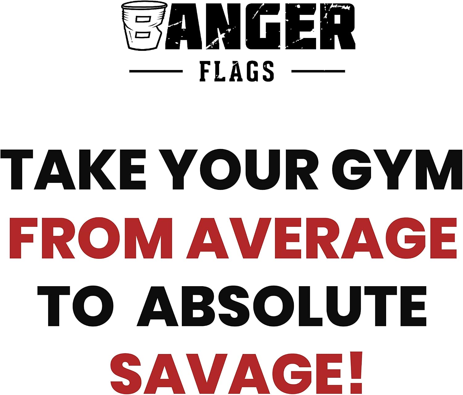 Banger - Original Arnold Schwarzenegger Conquer Motivational Inspirational Office Gym Dorm Wall Decor Design on a 3X5 Feet Flag with 4 Grommets for Easy Hanging. Authentic BANGER FLAG