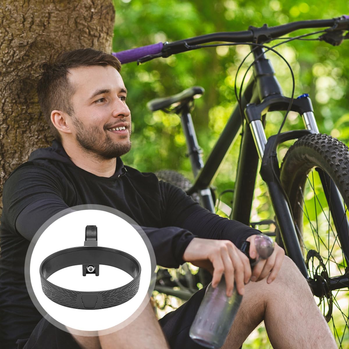 BESPORTBLE 4pezzi Portabicchieri Per Per Tazze e Bottiglie Facile Installare Design Per Manubrio Accessorio Per Ciclisti e Outdoor