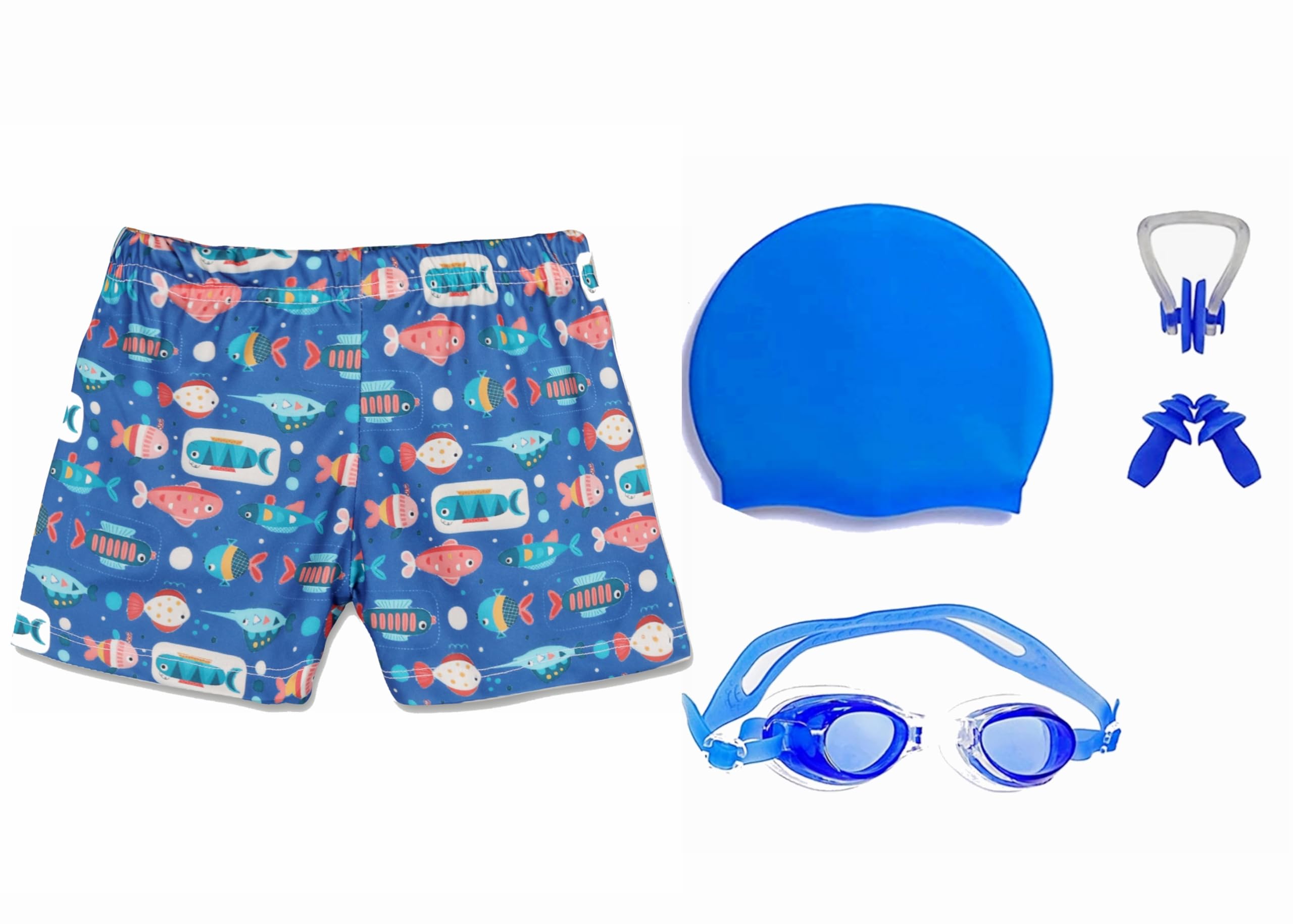 Aqua Holic Swimming Kit for Men with 1 Swimming Costume,1Goggles,1 Cap, 1 Ear Plug, 1 Nose Clip (3XL, Blue) (B0CTR1YV7M) Amazon Price History, Amazon Price Tracker