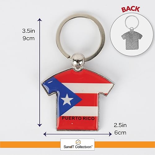 Vista 5 de Abrebotellas Puerto Rico Llavero Puertorriqueño Novedad Abrelatas, camisa