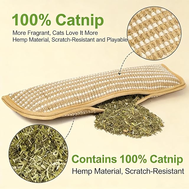 Foto 4 de 7 de Bpoeee Catnip Kicker Toys for Cats