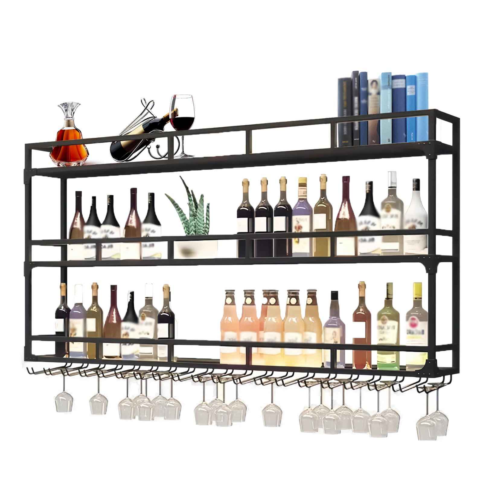 Casier à vin mural design pour aménager un coin bar chic à la maison