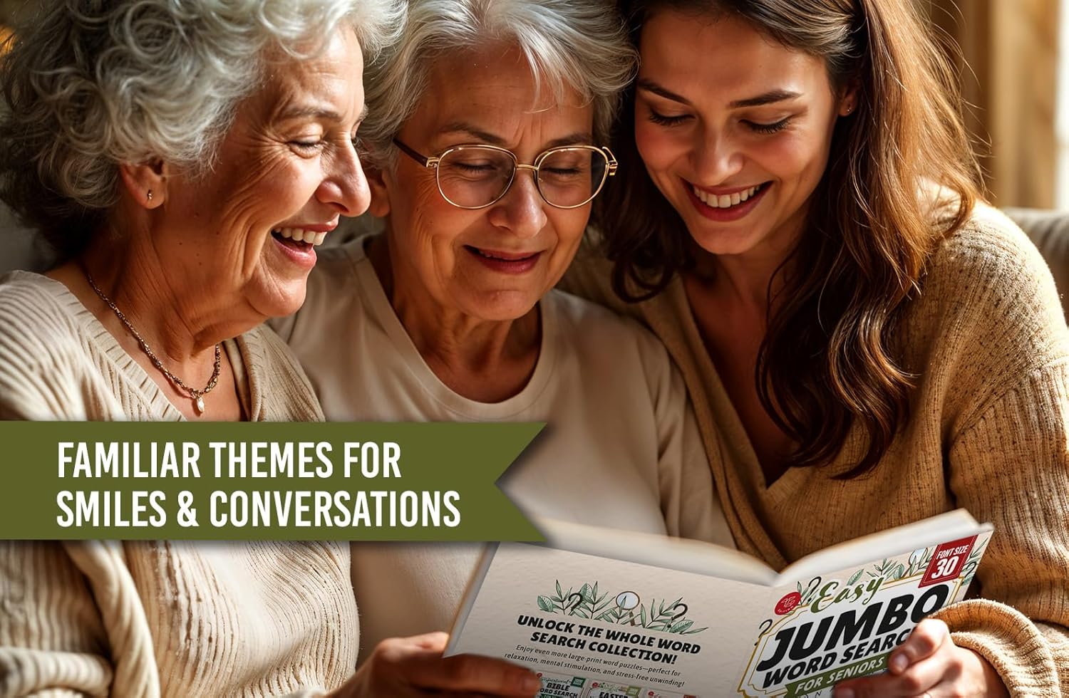 Easy Jumbo Word Search for Seniors: Extra Large Print Word Puzzles for Relaxation and an Active Mind (Word Find Books For Adults)