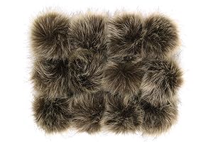 Faux Fur Pom Poms for DIY Creations