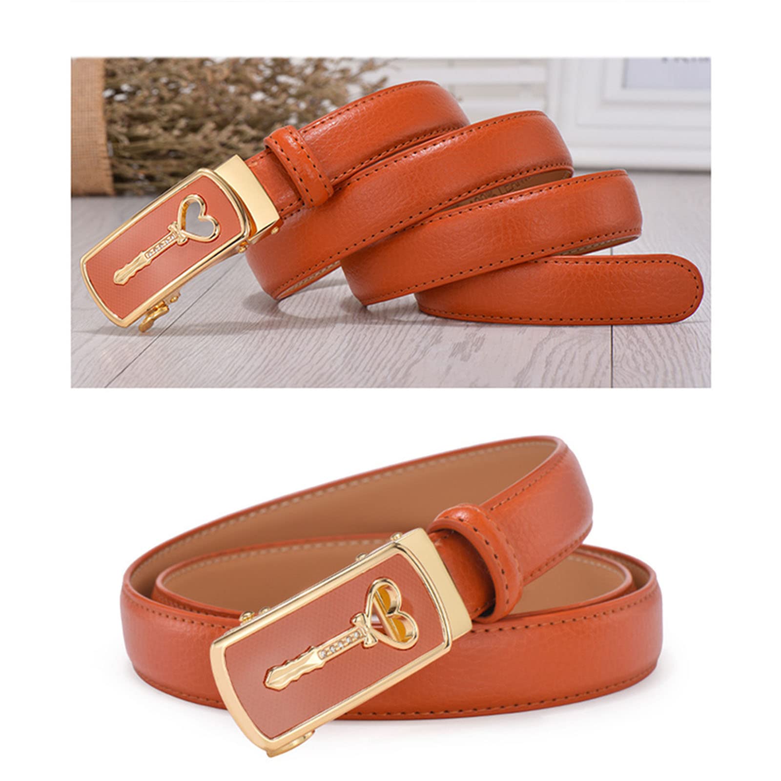 Women\'s Luxury Brown and Orange Belt Buy Orange Women main image 3