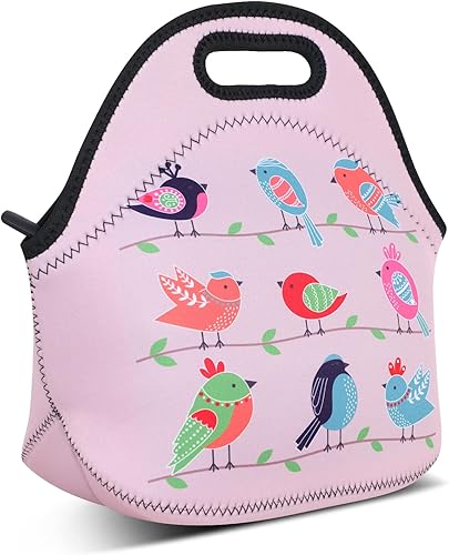 Miniatura 2 de Lonchera de neopreno aislada, impermeable, bolsa de almuerzo reutilizable, organizador de alimentos para mujeres, hombres y adultos, regalos de