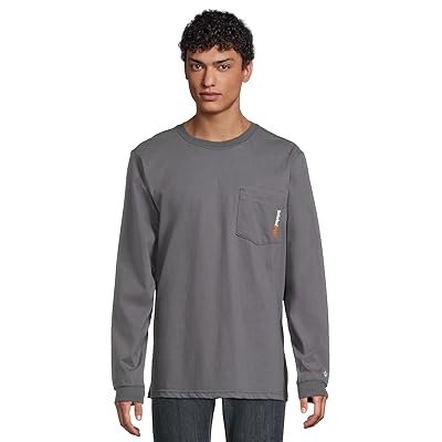 Timberland PRO FR Cotton Core Long Sleeve Pocket T Shirt Men