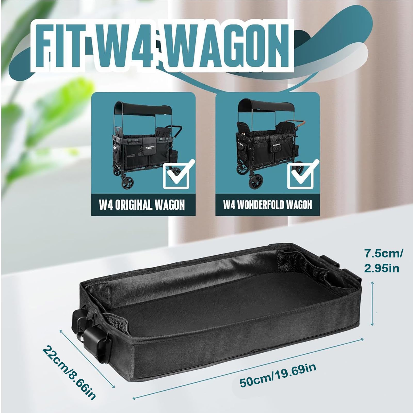 Accessoire De Plateau Goûter Pour Poussette Porte-Gobelet Antidérapant À