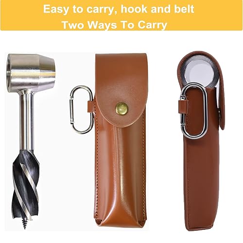 Miniatura 6 de Bushcraft Gear for Survival Settlers Bushscraft - Llave de taladro manual con sierra plegable, clavija de taladro de madera y perforadora manual