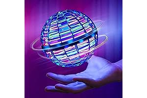 Magic Wall Ball Spinner: Galactic Fidget Fun with Rotating RGB Lights