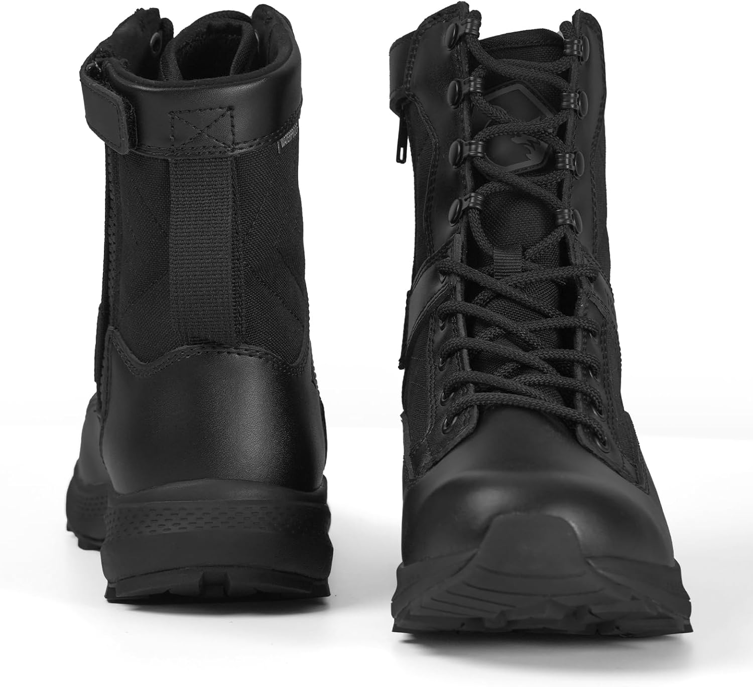 Tactical Boots For Women 8 inch Women's Lightweight Combat Motorcycle Boots Zipper Military Work Boots Desert Emt Boots - Image 8