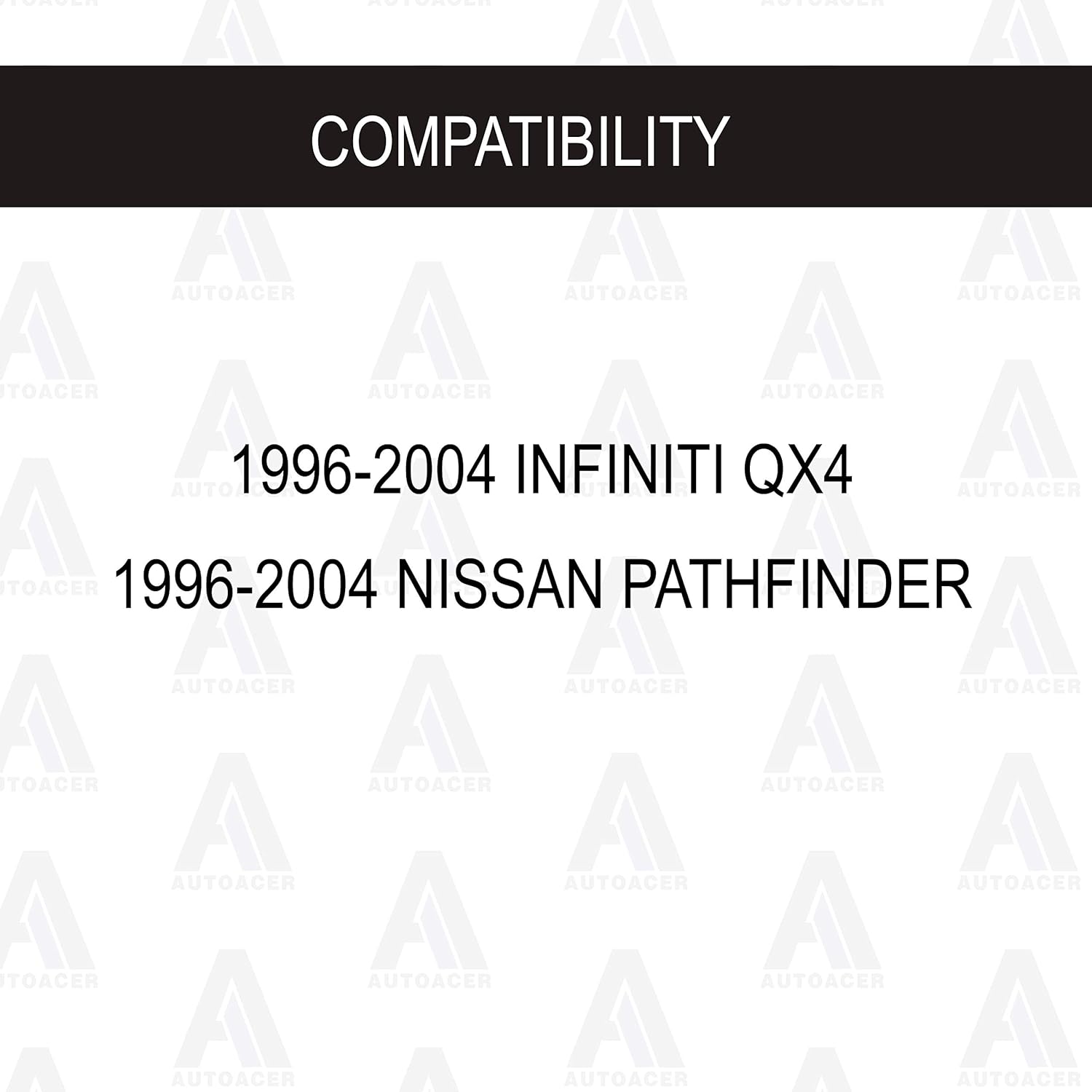 Rear Upper and Lower Control/Trailing Arm Bushing Kit 8 pcs Left & Right made in high grade Polyurethane - Compatible With PATHFINDER INFINITY 1996-2004 Year 1996-2004