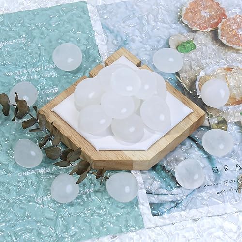 Miniatura 6 de 10 paquetes de cristales de cuarzo natural pulidos brasileños, cristales y piedras curativas de cuarzo a granel para Wicca, Reiki, energía curativa,