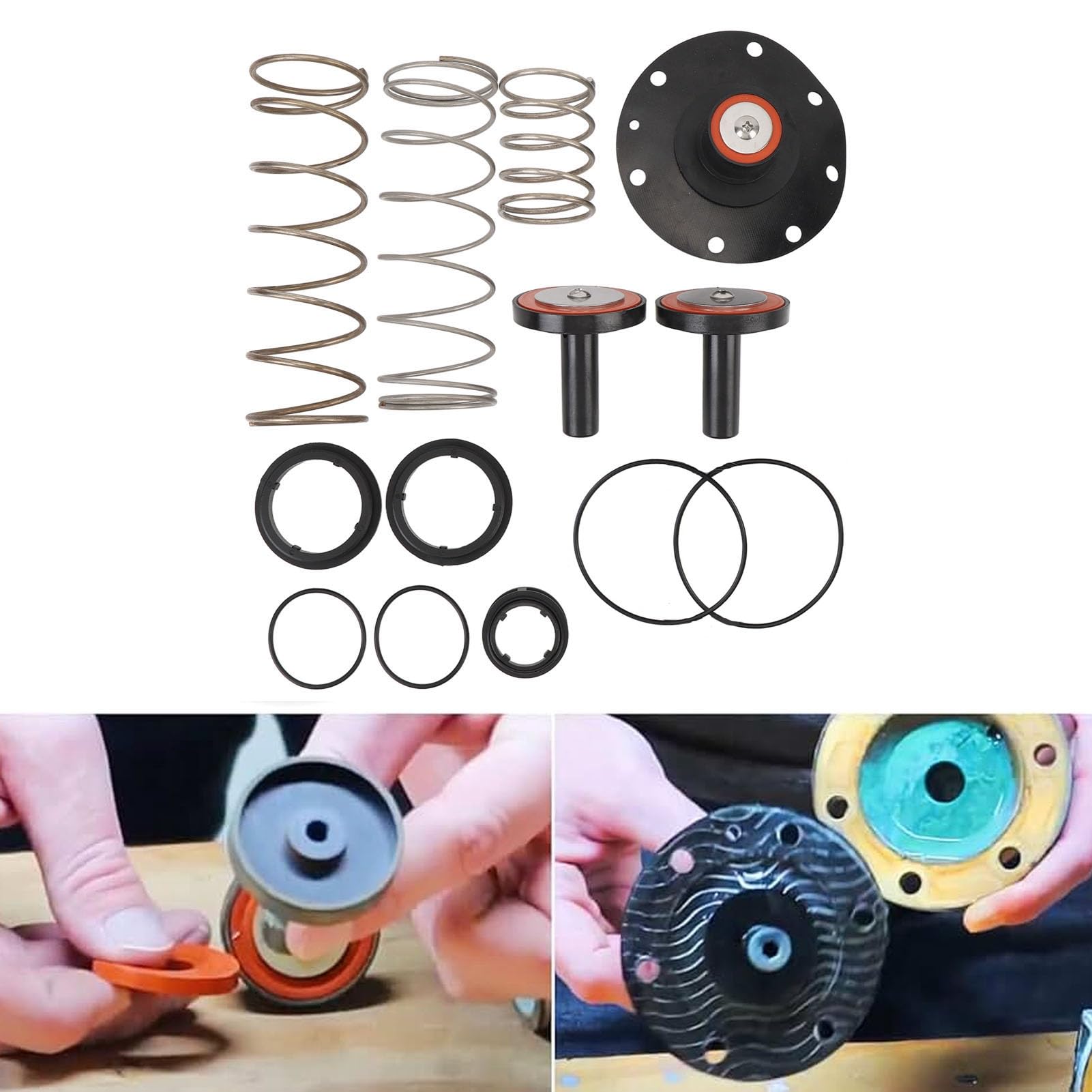 Complete Backflow Repair Kit: for Zurn Wilkins 975Xl and 975Xl2, 3/4in to 1in Replacement Kit with High Durability to Prevent Water Leakage