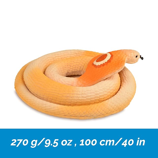 Foto 4 de 6 de BOHS Serpiente Cobra Real de Goma, Juguete Elástico de Broma de 100 cm