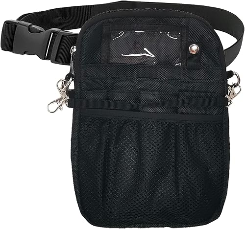Riñonera de enfermería 4 en 1, bolsa para cinturón de herramientas de enfermería con almacenamiento para estetoscopios, soporte de cinta, tijeras de