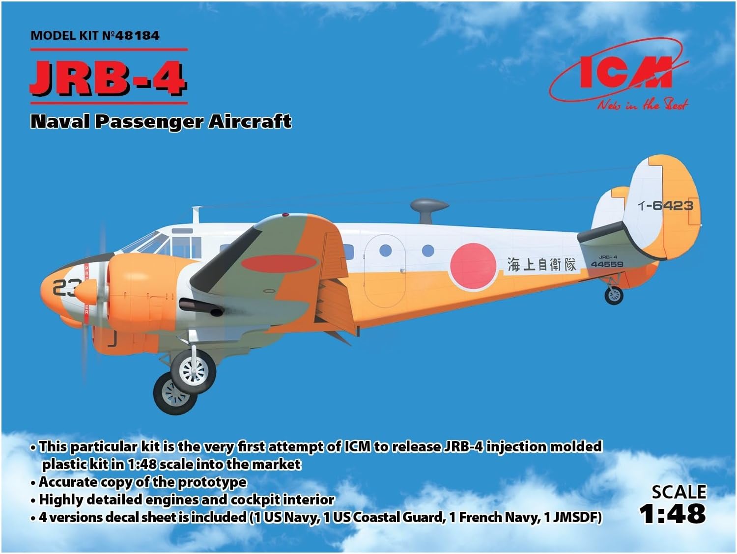 ICM 48184 Model Kit JRB/Naval Passenger Aircraft ICM 48184 Model Kit JRB/Naval Passenger Aircraft