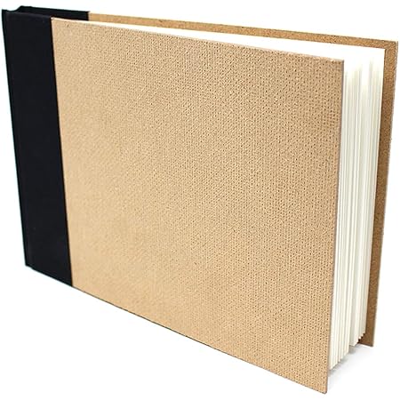 Artway Enviro - Carnet à Dessin - Grandes Feuilles cartonnées-Noires