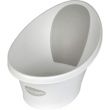 nuby baby bath with built in seat and soft headrest