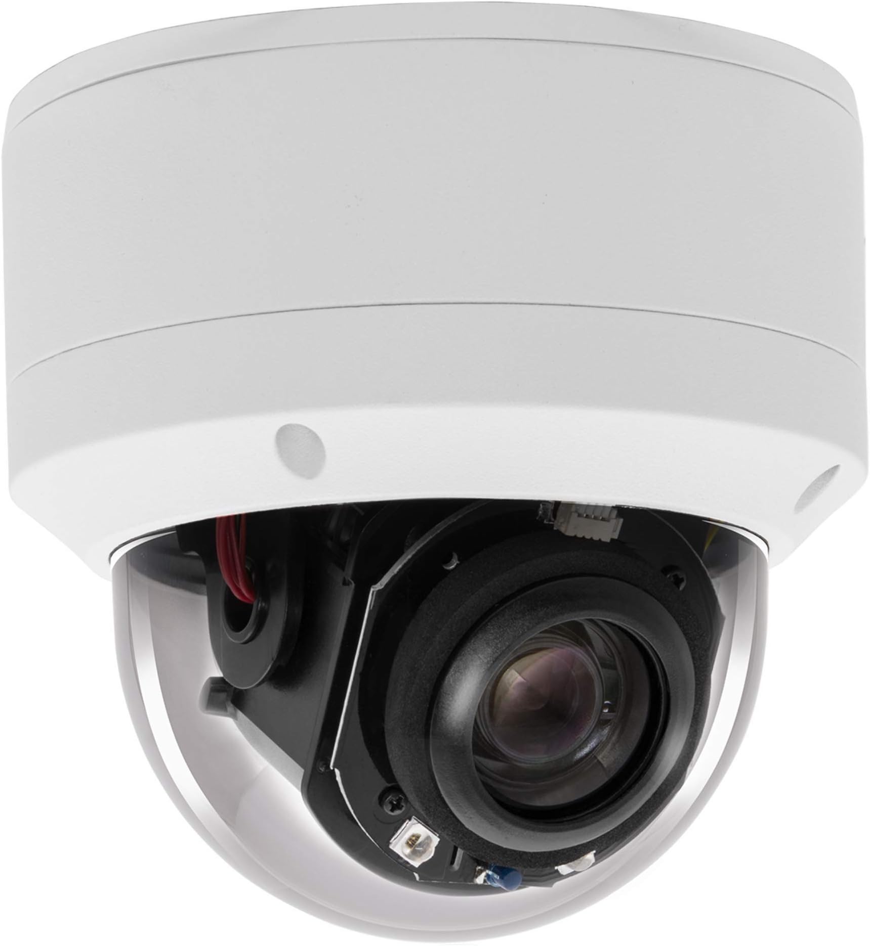 HD 1080P Outdoor/Indoor POE IP PTZ 2MP Dome Security Camera, 2.7-13.5mm Motorized 5X Zoom,Pan:0~355°/Tilt:0~90°, 98ft Night Vision, Audio in,Motion