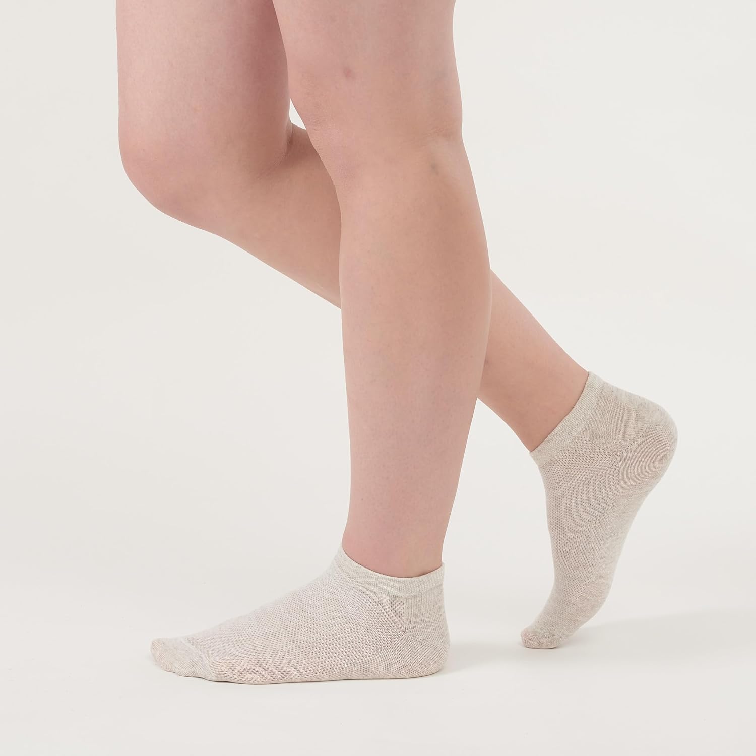 Special Thin Breathable Organic Linen Socks for Men, Pack of 3 (small) - Image 4