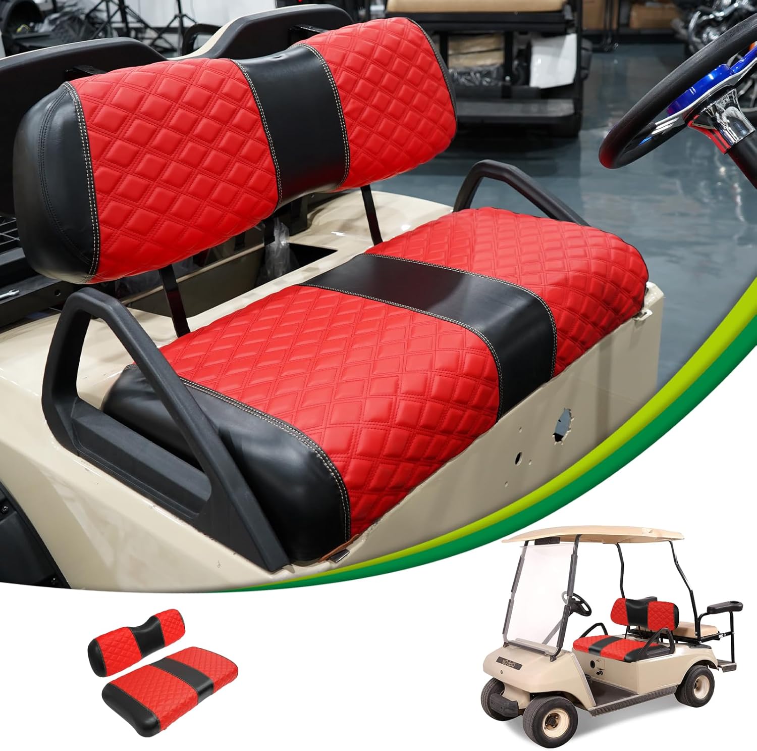 Amazon.com: YUWEIDG0769 Club Car DS Seat Covers, Golf Cart Seat Covers