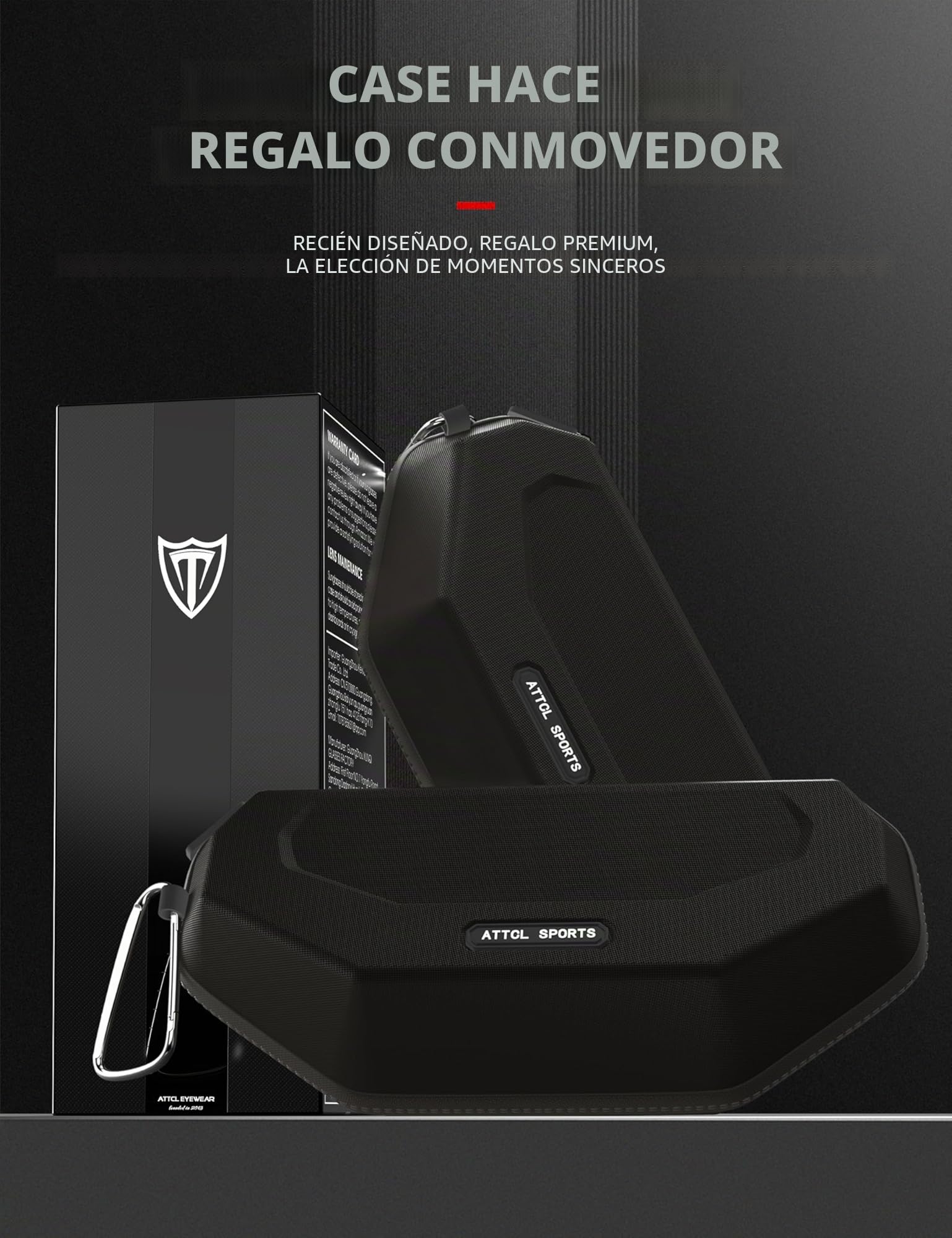 ATTCL Gafas de sol polarizadas deportivas para hombre y mujer, ciclismo, conducción, pesca, protección UV | Marco antideslizante, reduce el deslumbramiento, para pesca, al aire libre, protección UV, gafas de sol para hombre